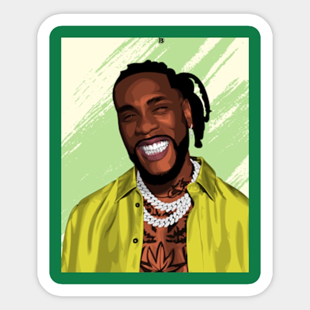 Burna Boy Sticker by Black hub